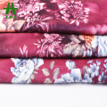 Mulinsen Textile High Quality Velvet Fabric Super Soft Paper Print Warp Knitting with Flower Design